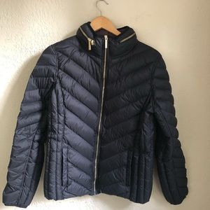 Michael Kors Black Packable Down-Filled Jacket.